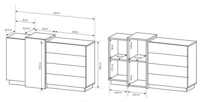 komoda-2d4s-bialy-dab-craft-zloty-3d-wymiary