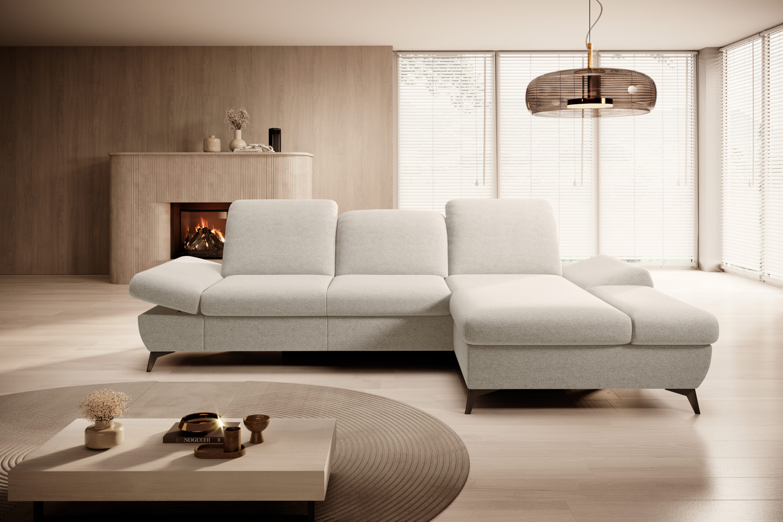 HARPER aranż (SIC - Loft 1) Ecksofa Harper Loft I