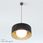 kobe-wiszaca-44 Deckenlampe schwarz