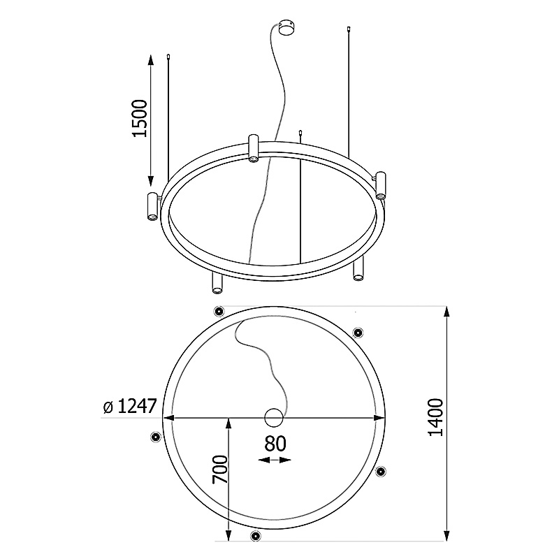 DM103-RA Deckenlampe Ori