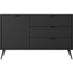 LANTE czarny - D - komoda 138 d3s (1) kommode stil