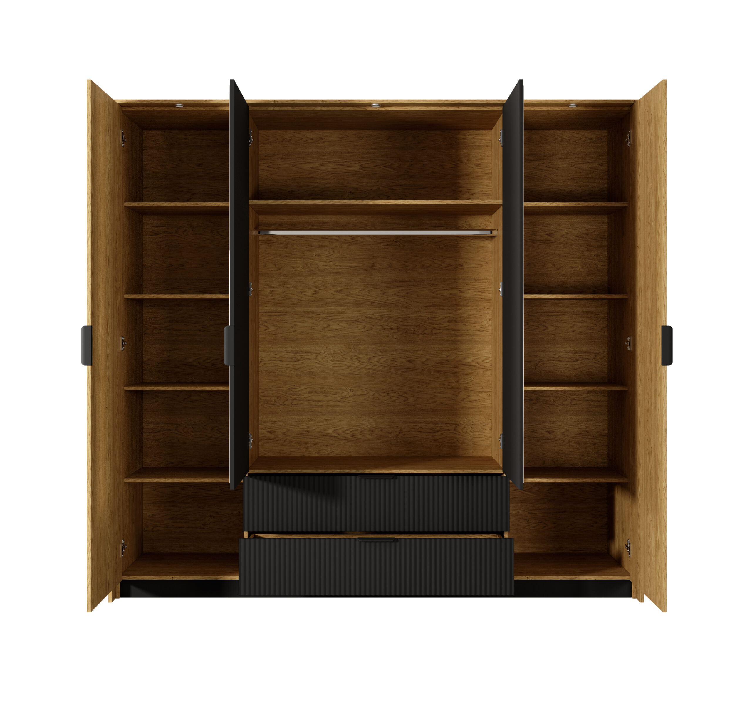 BALTIC - A - szafa (2)(1) Kleiderschrank Baltic offen